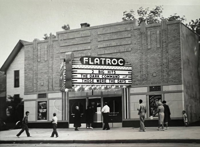 Flat Roc Theatre - Flatroc Theatre Photo By Al Johnson 1940 